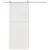 Produktbild 3 för Ladugårdsdörr vit 90x208 cm massiv furu