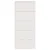 Produktbild 4 för Ladugårdsdörr vit 90x208 cm massiv furu