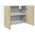 Produktbild 8 för Väggskåp sonoma-ek 80x31x60 cm konstruerat trä