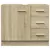 Produktbild 4 för Tvättställsskåp sonoma-ek 63x30x54 cm konstruerat trä