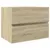 Produktbild 2 för Tvättställsskåp sonoma-ek 60x38,5x45 cm spånskiva