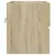 Produktbild 5 för Tvättställsskåp sonoma-ek 60x38,5x45 cm spånskiva