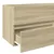 Produktbild 8 för Tvättställsskåp sonoma-ek 90x38,5x45 cm spånskiva