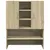 Produktbild 5 för Tvättmaskinsskåp sonoma-ek 70,5x24x90 cm