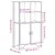 Produktbild 11 för Högskåp sonoma-ek 79,5x35,5x137,5 cm konstruerat trä