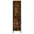 Produktbild 5 för Högskåp rökfärgad ek 79,5x35,5x137,5 cm konstruerat trä
