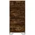 Produktbild 4 för Bokhylla rökfärgad ek 80x31x169 cm konstruerat trä