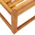 Produktbild 8 för Trädgårdsbord 65x65x29 cm massivt akaciaträ