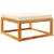 Produktbild 2 för Fotpall för trädgården 65x65x29 cm massivt akaciaträ