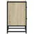 Produktbild 6 för Sängbord sonoma-ek 40x31x50 cm konstruerat trä