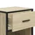 Produktbild 10 för Sängbord 2 st sonoma-ek 40x31x50 cm konstruerat trä