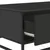 Produktbild 10 för Soffbord svart 90x57x35 cm konstruerat trä och metall