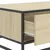 Produktbild 10 för Soffbord sonoma-ek 90x57x35 cm konstruerat trä och metall