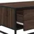 Produktbild 10 för Soffbord brun ek 90x57x35 cm konstruerat trä och metall