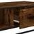 Produktbild 9 för Soffbord rökfärgad ek 100x57x35 cm konstruerat trä och metall