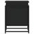 Produktbild 5 för Förvaringslåda med lock svart 40x40x51,5 cm konstruerat trä