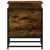 Produktbild 4 för Förvaringslåda lock rökfärgad ek 40x40x51,5 cm konstruerat trä