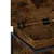 Produktbild 8 för Förvaringslåda lock rökfärgad ek 40x40x51,5 cm konstruerat trä
