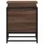 Produktbild 4 för Förvaringslåda med lock brun ek 40x40x51,5 cm konstruerat trä
