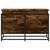 Produktbild 4 för Förvaringslåda lock rökfärgad ek 80x40x51,5 cm konstruerat trä