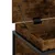 Produktbild 8 för Förvaringslåda lock rökfärgad ek 80x40x51,5 cm konstruerat trä