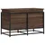 Produktbild 2 för Förvaringslåda med lock brun ek 80x40x51,5 cm konstruerat trä
