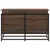 Produktbild 4 för Förvaringslåda med lock brun ek 80x40x51,5 cm konstruerat trä