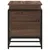 Produktbild 5 för Förvaringslåda med lock brun ek 80x40x51,5 cm konstruerat trä