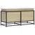 Produktbild 2 för Förvaringslåda med lock sonoma-ek 100x40x51,5cm konstruerat trä