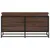 Produktbild 4 för Förvaringslåda med lock brun ek 100x40x51,5 cm konstruerat trä