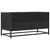 Produktbild 2 för Tv-bänk svart 80x34,5x40 cm konstruerat trä och metall