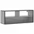 Produktbild 2 för Tv-bänk grå sonoma 100x31x39,5 cm konstruerat trä och metall