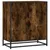Produktbild 6 för Skänk rökfärgad ek 68x35x76 cm konstruerat trä och metall