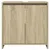 Produktbild 4 för Tvättställsskåp sonoma-ek 60x33x60 cm konstruerat trä