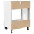 Produktbild 7 för Överskåp sonoma-ek 60x46x81,5 cm konstruerat trä