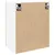 Produktbild 7 för Väggskåp 2 st sonoma-ek 50x31x60 cm konstruerat trä