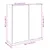 Produktbild 10 för Spegelskåp för badrum sonoma-ek 64,5x20x66,5 cm konstruerat trä