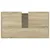 Produktbild 7 för Badrumsskåp sonoma-ek 58x33x60 cm konstruerat trä