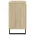 Produktbild 4 för Badrumsskåp sonoma-ek 58x33x60 cm konstruerat trä