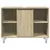 Produktbild 4 för Badrumsskåp sonoma-ek 80x33x60 cm konstruerat trä