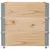 Produktbild 4 för Pallkragar 3 st 80x60 cm massivt furu