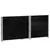 Produktbild 6 för Pallkragar 3 st svart 80x60 cm massivt furu