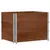 Produktbild 2 för Pallkragar 3 st brun 80x60 cm massivt furu