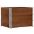 Produktbild 5 för Pallkragar 3 st brun 80x60 cm massivt furu