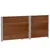 Produktbild 6 för Pallkragar 3 st brun 80x60 cm massivt furu