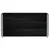 Produktbild 3 för Pallkragar 3 st svart 120x80 cm massivt furu