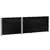 Produktbild 6 för Pallkragar 3 st svart 120x80 cm massivt furu