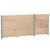 Produktbild 6 för Pallkragar 3 st 100x50 cm massivt furu