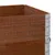 Produktbild 7 för Pallkragar 3 st brun 100x50 cm massivt furu