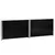 Produktbild 6 för Pallkragar 3 st svart 100x100 cm massivt furu